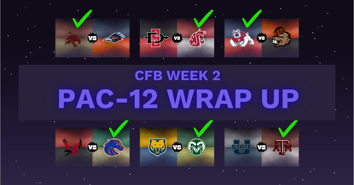 The Pac-12’s Week 2: Rising Bobcats, Falling Beavers